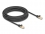 Delock RJ45 Network Cable with braided jacket Cat.6A S/FTP plug to plug 7.5 m black