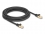 Delock RJ45 Network Cable with braided jacket Cat.6A S/FTP plug to plug 5 m black