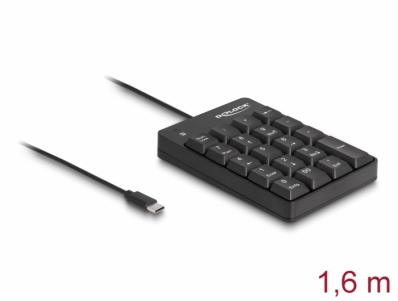 Delock USB Type-C™ Keypad 19 keys black