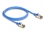 Delock RJ45 Network Cable Cat.8.1 F/FTP Slim 1 m blue