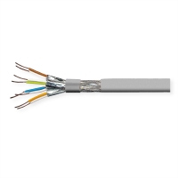 VALUE S/FTP Cable Cat.8 (Class I), Solid Wire, LSOH, 100 m, grey, 100 m