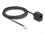 Delock Telephone Cable RJ11 plug to RJ45 jack black 3 m