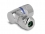 Delock M12 Connector A-coded 4 pin female for mounting with screw connection 90° angled metal