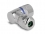 Delock M12 Connector A-coded 3 pin female for mounting with screw connection 90° angled metal