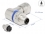 Delock M12 Connector A-coded 3 pin male for mounting with screw connection 90° angled metal