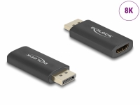 Delock Active DisplayPort 1.4 to HDMI Adapter 8K with HDR function