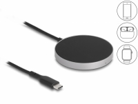 Delock Wireless Charger with 5 W / 7.5 W / 10 W / 15 W - Inductive Charging Pad
