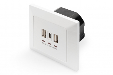 Digitus Socket with USB A & USB-C