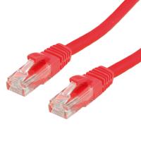 VALUE UTP Cable Cat.6, halogen-free, red, 0.5 m