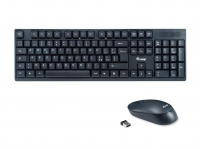 Equip Wireless Tastatur + Maus, Layout italienisch schwarz