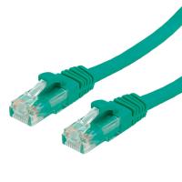 VALUE UTP Cable Cat.6, halogen-free, green, 0.5 m