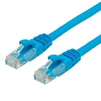 VALUE UTP Cable Cat.6, halogen-free, blue, 0.5 m