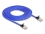 Delock RJ45 flat network cable with braided coating Cat.6A U/FTP 5 m blue