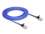 Delock RJ45 flat network cable with braided coating Cat.6A U/FTP 3 m blue