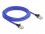 Delock RJ45 Network Cable with braided coating Cat.6A U/FTP Slim 3 m blue