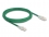 Delock RJ45 Network Cable Cat.6A plug to plug with curved latch U/FTP Slim 3 m green