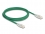 Delock RJ45 Network Cable Cat.6A plug to plug with curved latch U/FTP Slim 2 m green