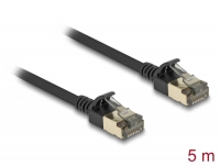 Delock RJ45 Network Cable Cat.8.1 F/FTP Slim Pro 5 m black