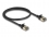 Delock RJ45 Network Cable Cat.8.1 F/FTP Slim Pro 0.5 m black