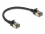 Delock RJ45 Network Cable Cat.8.1 F/FTP Slim Pro 0.25 m black