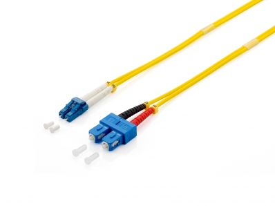 Equip LWL Patchkabel LC->SC 15.00m Singlemode Duplex OS2 ge Polybeutel