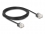 Delock RJ45 Network Cable Cat.6 UTP Ultra Slim 3 m black with short plugs