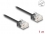 Delock RJ45 Network Cable Cat.6 UTP Ultra Slim 1 m black with short plugs