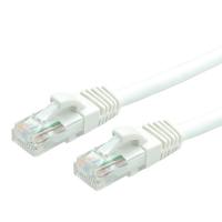 VALUE UTP Cable Cat.6, halogen-free, white, 1m