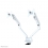 Neomounts by Newstar TIS 10"-32" 2TFT 2Gelenk weiß Max.8kg