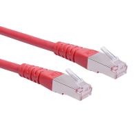 ROLINE S/FTP (PiMF) Patch Cord Cat.6, red 0.5m