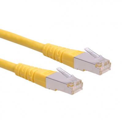 ROLINE S/FTP (PiMF) Patch Cord Cat.6, yellow 0.5m