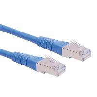 ROLINE S/FTP Patch Cord Cat.6, blue 0.5m