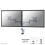 Neomounts by Newstar TIS 10"-27" 2TFT 6Gelenke weiß Max.18KG