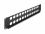 Delock 19″ D-Type Patch Panel 24 port 2U black