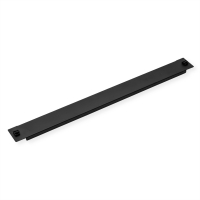 VALUE 19" Blank Panel, Snap-in, 1U, Metal, RAL 9005 black