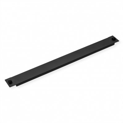 VALUE 19" Blank Panel, Snap-in, 1U, Metal, RAL 9005 black