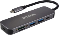 D-Link DUB-2325 6-in-1 USB-C Hub mit HDMI/USB-PD/SD-Reade retail