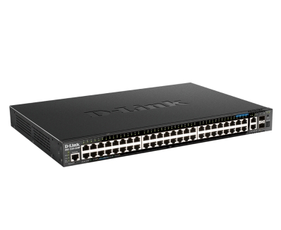 Switch 440mm D-Link DGS-1520-52MP 2*SFP+/2*XE/44*GE PoE retail