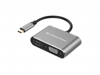 CONCEPTRONIC Dock USB-C ->HDMI,VGA,USB3.0,100WPD 0.15m gr