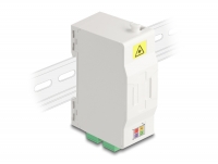 Delock Optical Fiber Connection Box for DIN rail with splice holder and 4 x SC Simplex coupler
