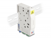 Delock Optical Fiber Connection Box for DIN rail with splice holder and 2 x SC Simplex coupler