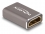 Delock HDMI Adapter female to female 8K 60 Hz grey metal
