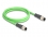 Delock M12 Cable D-coded 4 pin male to male PUR (TPU) 1 m
