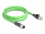 Delock M12 Cable D-coded 4 pin male to RJ45 male PUR (TPU) 2 m