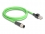 Delock M12 Cable D-coded 4 pin male to RJ45 male PUR (TPU) 1 m