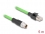 Delock M12 Cable X-coded 8 pin male to RJ45 male PUR (TPU) 5 m