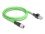 Delock M12 Cable X-coded 8 pin male to RJ45 male PUR (TPU) 1 m