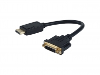 Equip DisplayPort->DVI-I 0,25cm St/Bu 1920x1200/60Hz schwarz