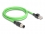 Delock M12 Cable A-coded 8 pin male to RJ45 male PUR (TPU) 1 m