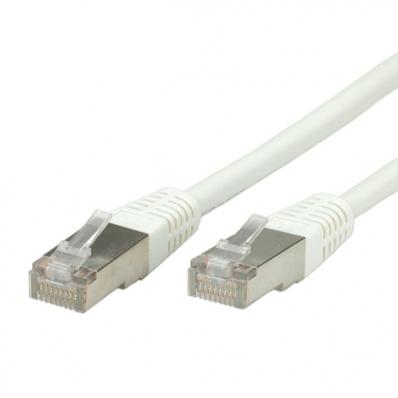 VALUE S/FTP (PiMF) Patch Cord, Cat.6, white 5 m